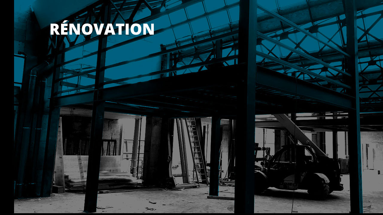 Charpente metallique rénovation